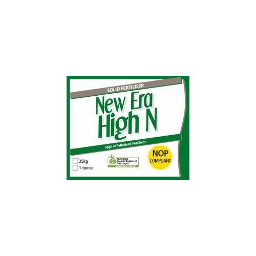 New Era High N pelletised fertiliser